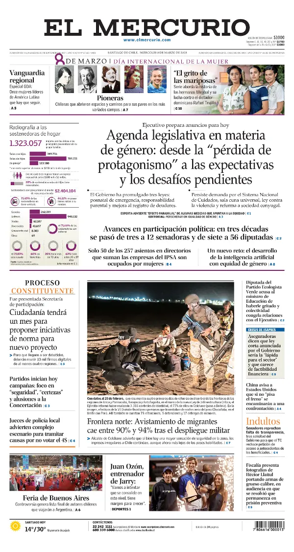 2023-03-08 | Homepage | Diario El Mercurio